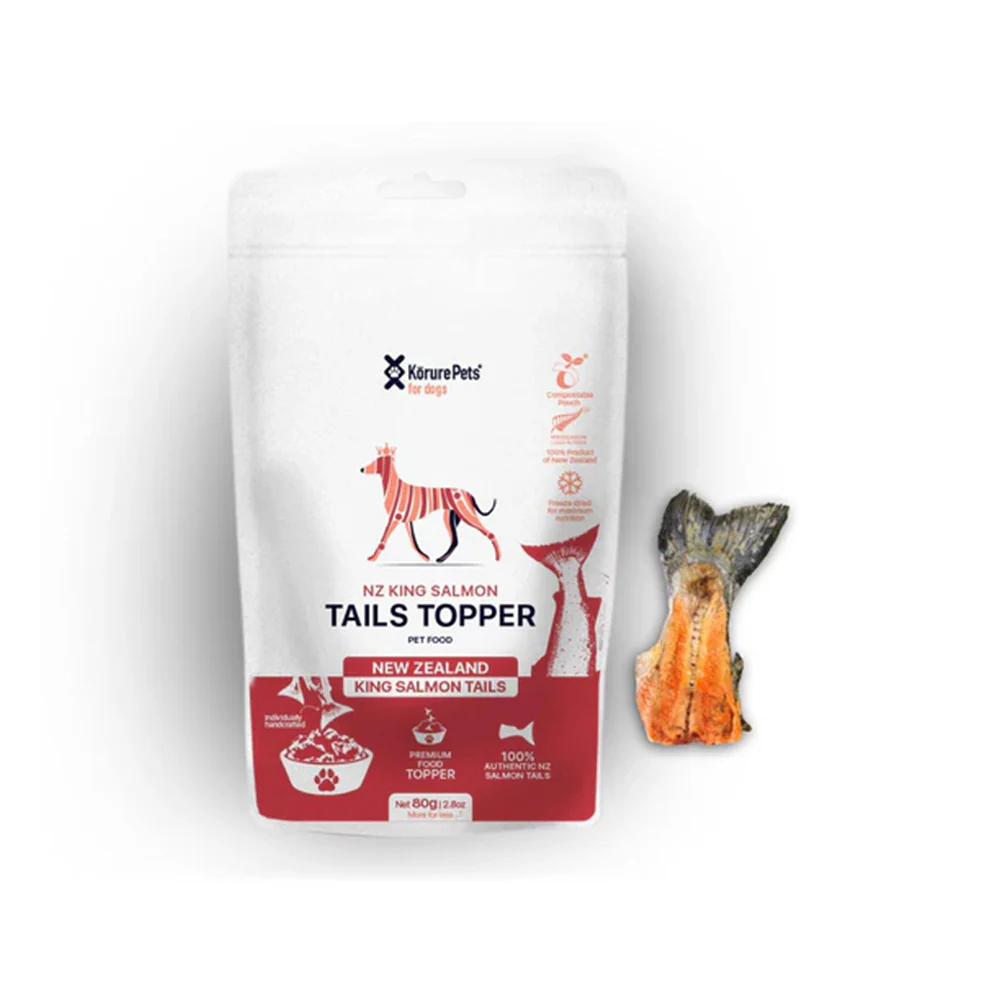 KORURE PETS NZ King Salmon Tails Dog Food Topper 50g - Image 2