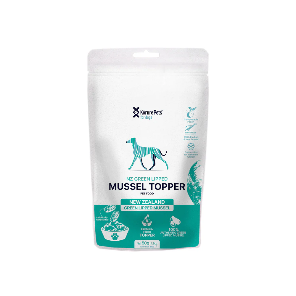 KORURE PETS NZ Omega-3 Mussel Dog Food Topper 50g - Image 3