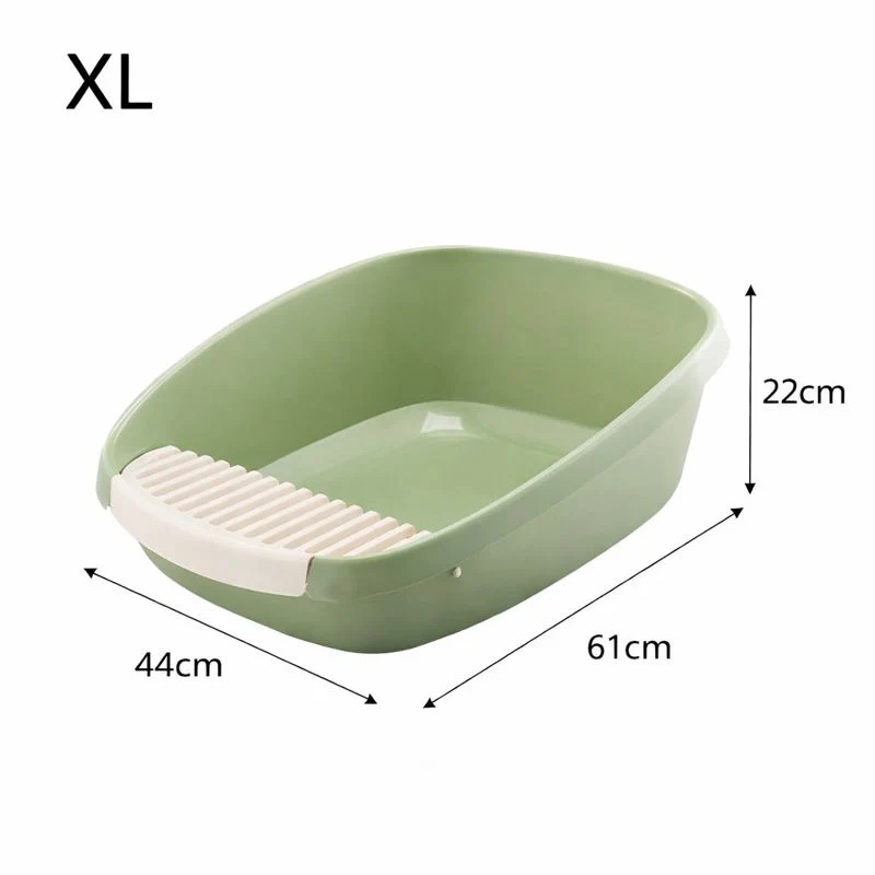 Large Open Cat Litter Box with Removable Wide Step - Image 3