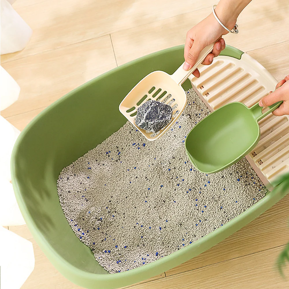 Large Open Cat Litter Box with Removable Wide Step - Image 9