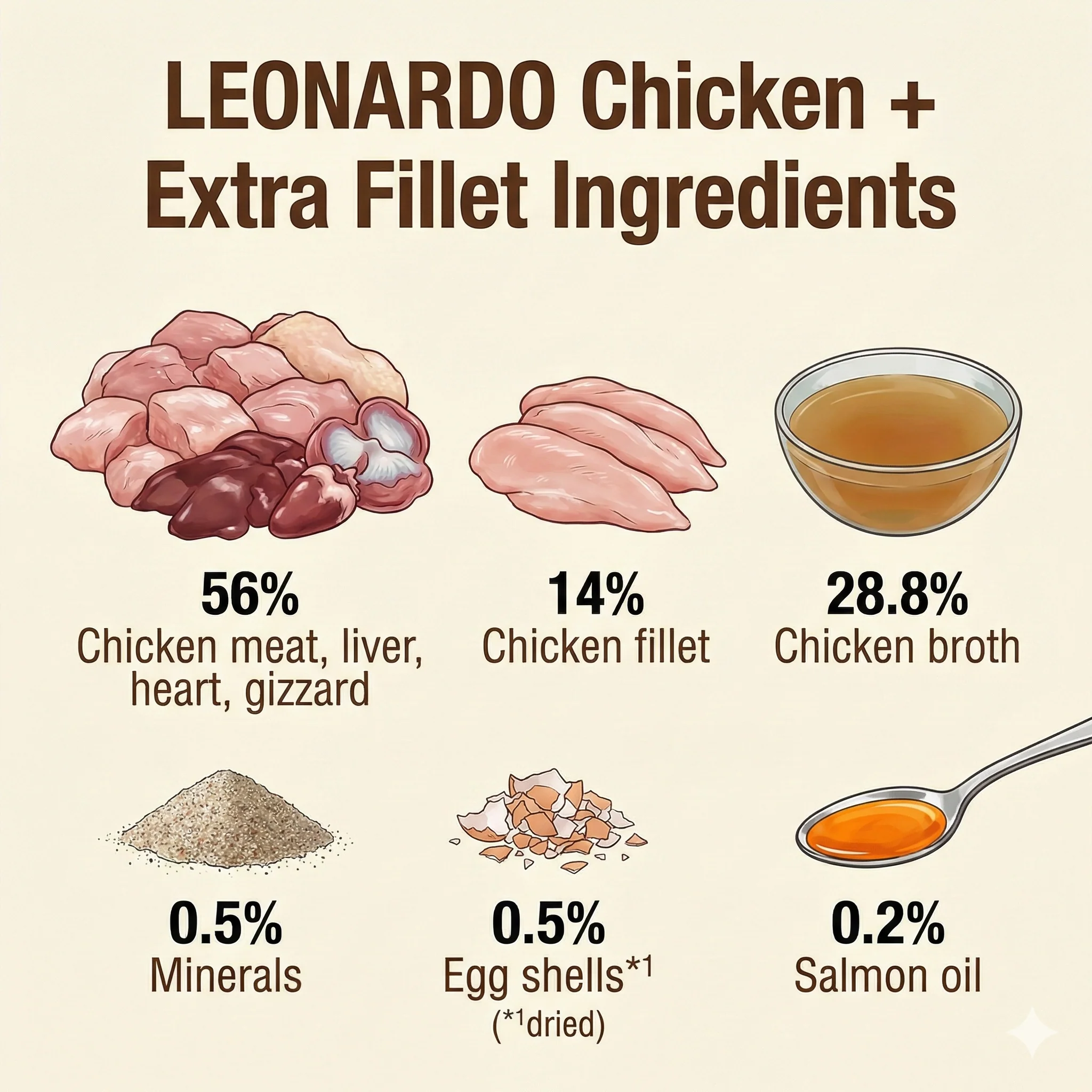 LEONARDO Chicken + Extra Fillet Wet Cat Food - Image 9