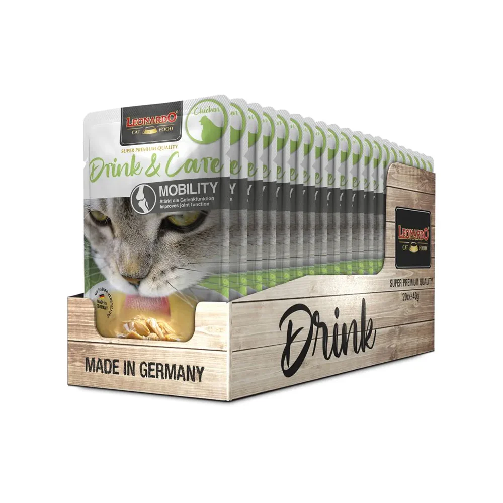 LEONARDO Drink & Care Mobility Chicken Wet Cat Food - Image 3