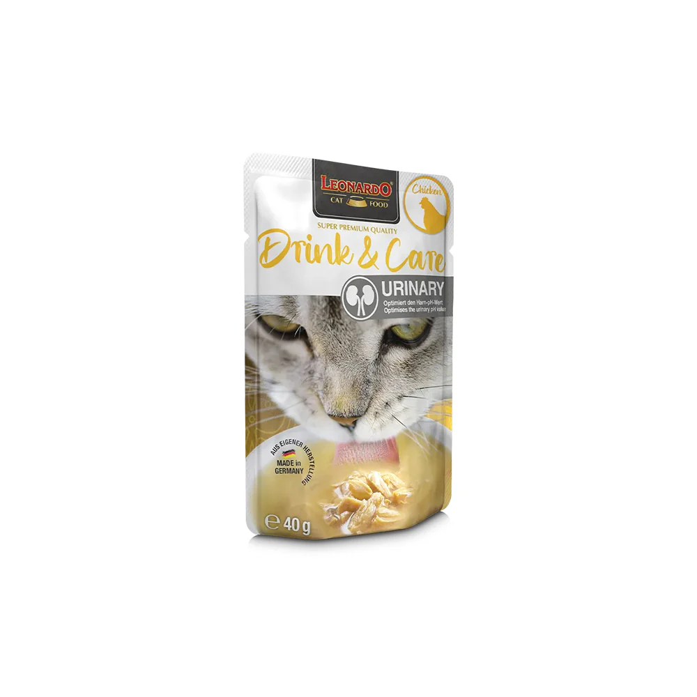 LEONARDO Drink & Care Urinary Chicken Wet Cat Food - Image 2