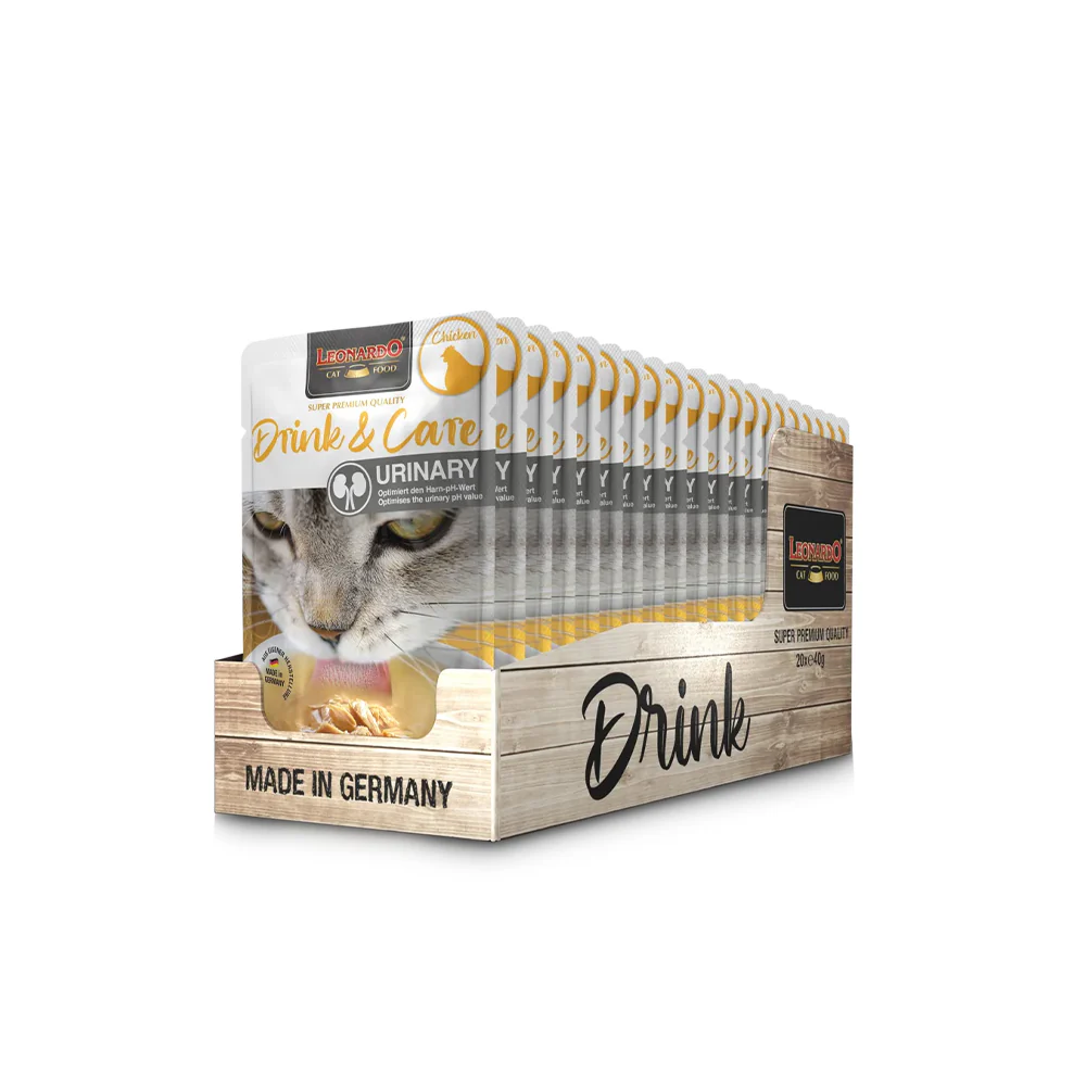 LEONARDO Drink & Care Urinary Chicken Wet Cat Food - Image 3