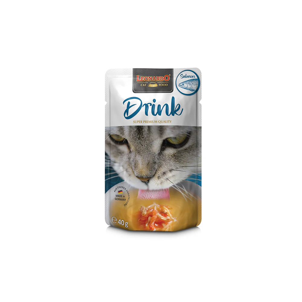 LEONARDO Drink With Salmon Wet Cat Food