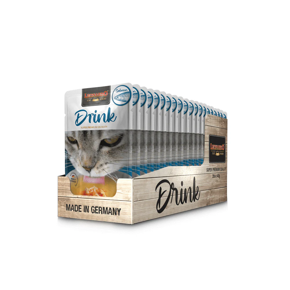 LEONARDO Drink With Salmon Wet Cat Food - Image 2