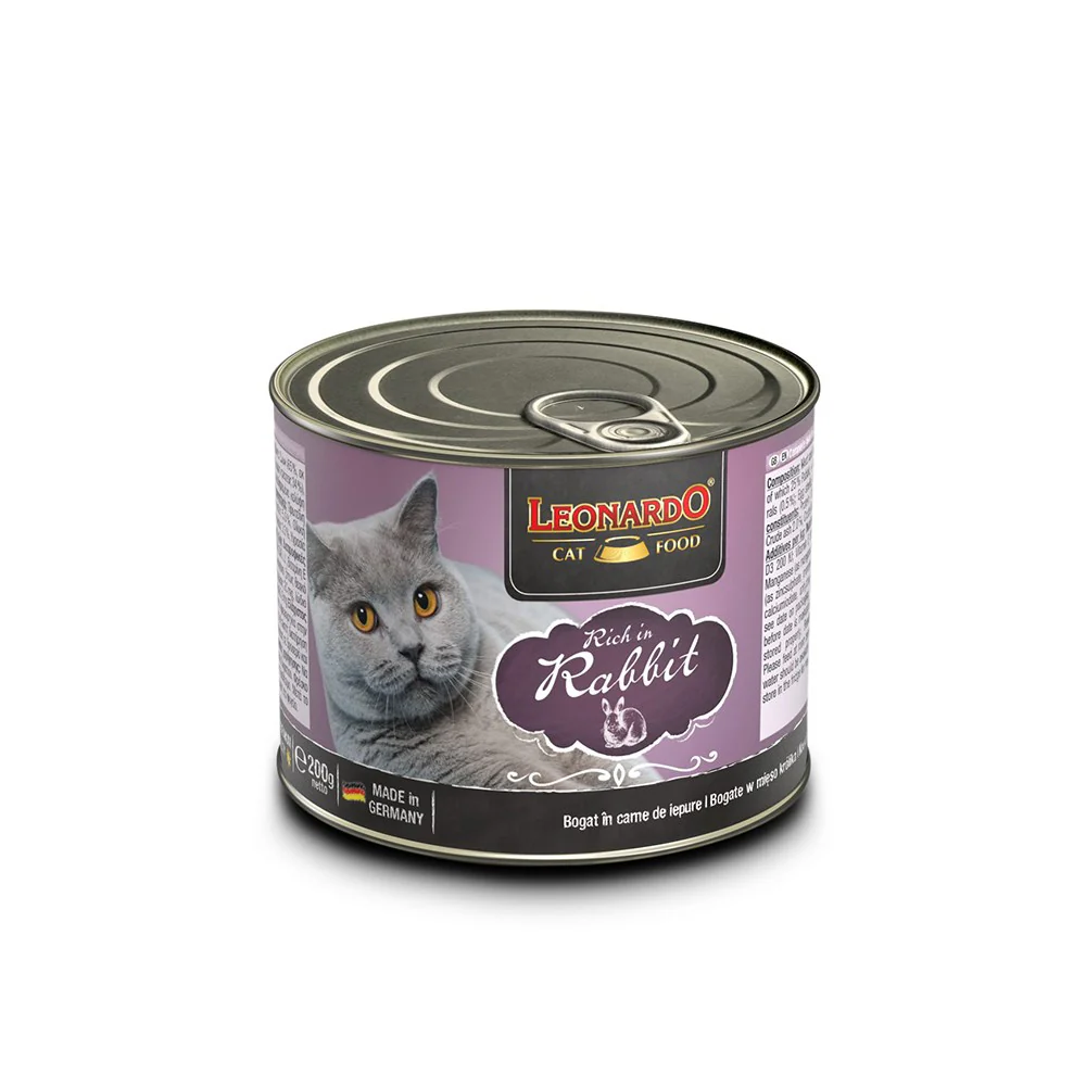 LEONARDO Quality Selection Rabbit Wet Cat Food - Image 2