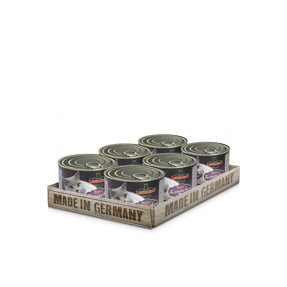 LEONARDO Quality Selection Rabbit Wet Cat Food - Image 3