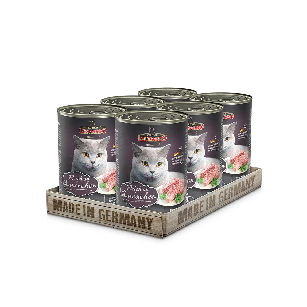 LEONARDO Quality Selection Rabbit Wet Cat Food - Image 4