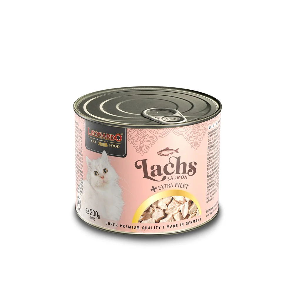 LEONARDO Salmon + Extra Fillet Wet Cat Food - Image 2