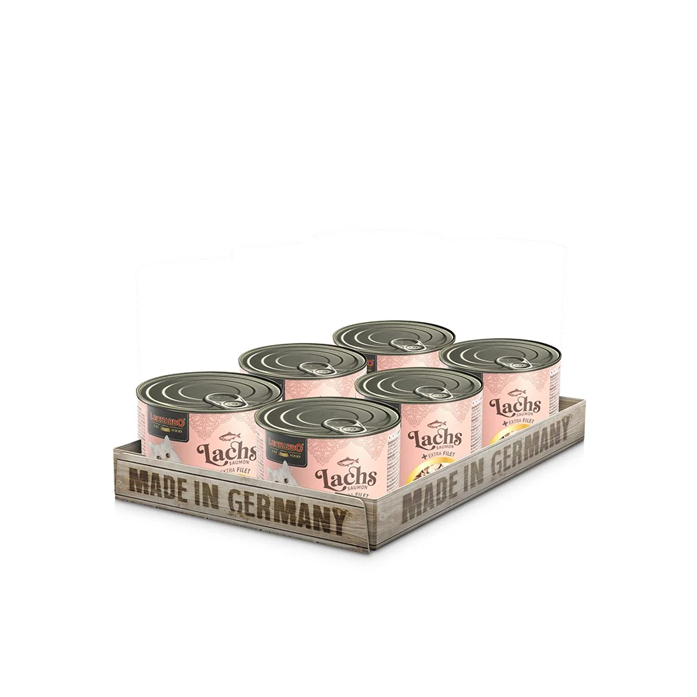 LEONARDO Salmon + Extra Fillet Wet Cat Food - Image 3