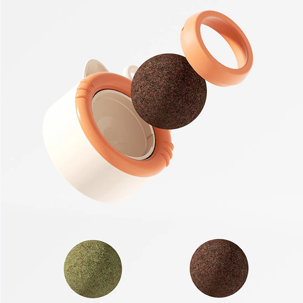 Lick Lick Rotatable Catnip Ball Cat Toy - Image 12