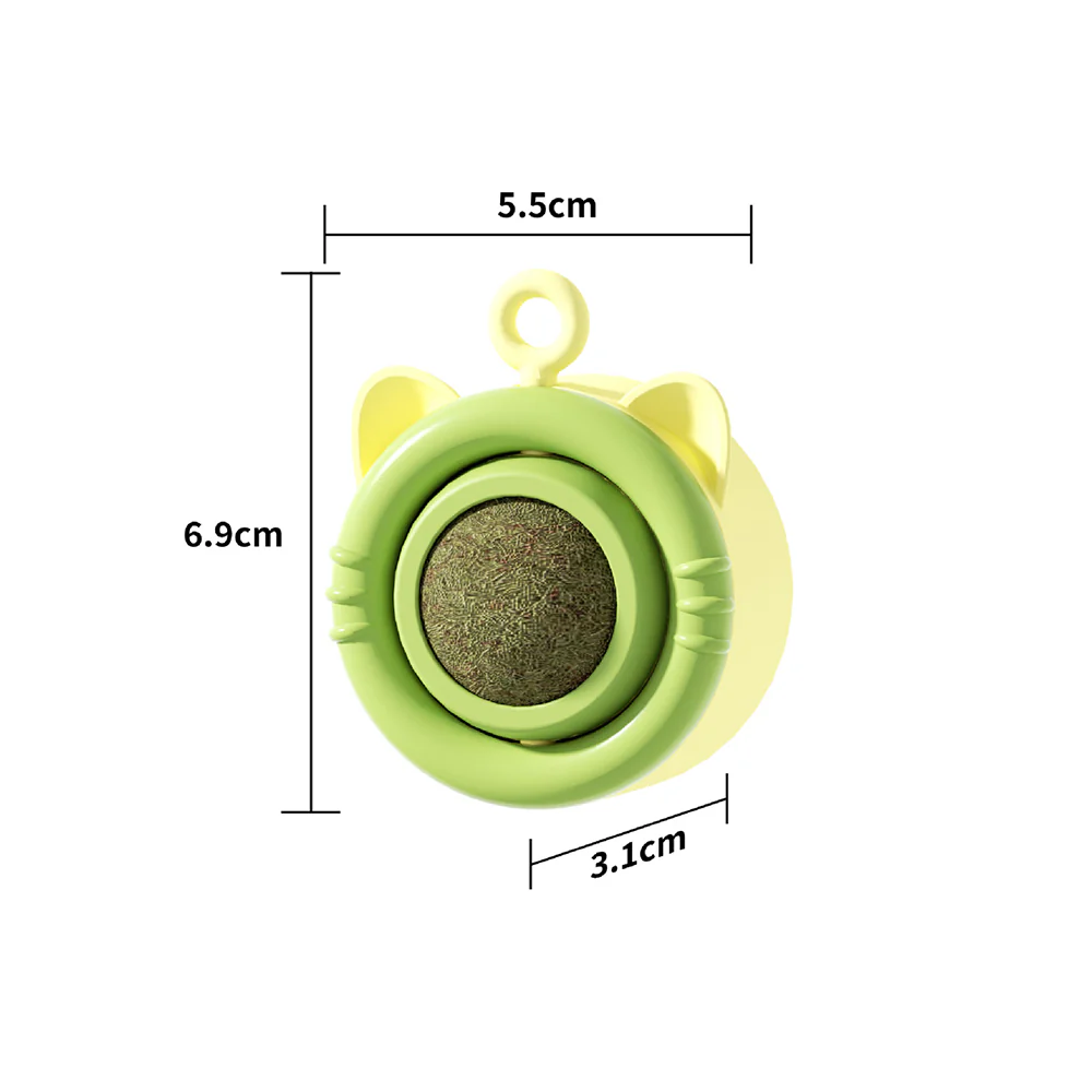 Lick Lick Rotatable Catnip Ball Cat Toy - Image 6