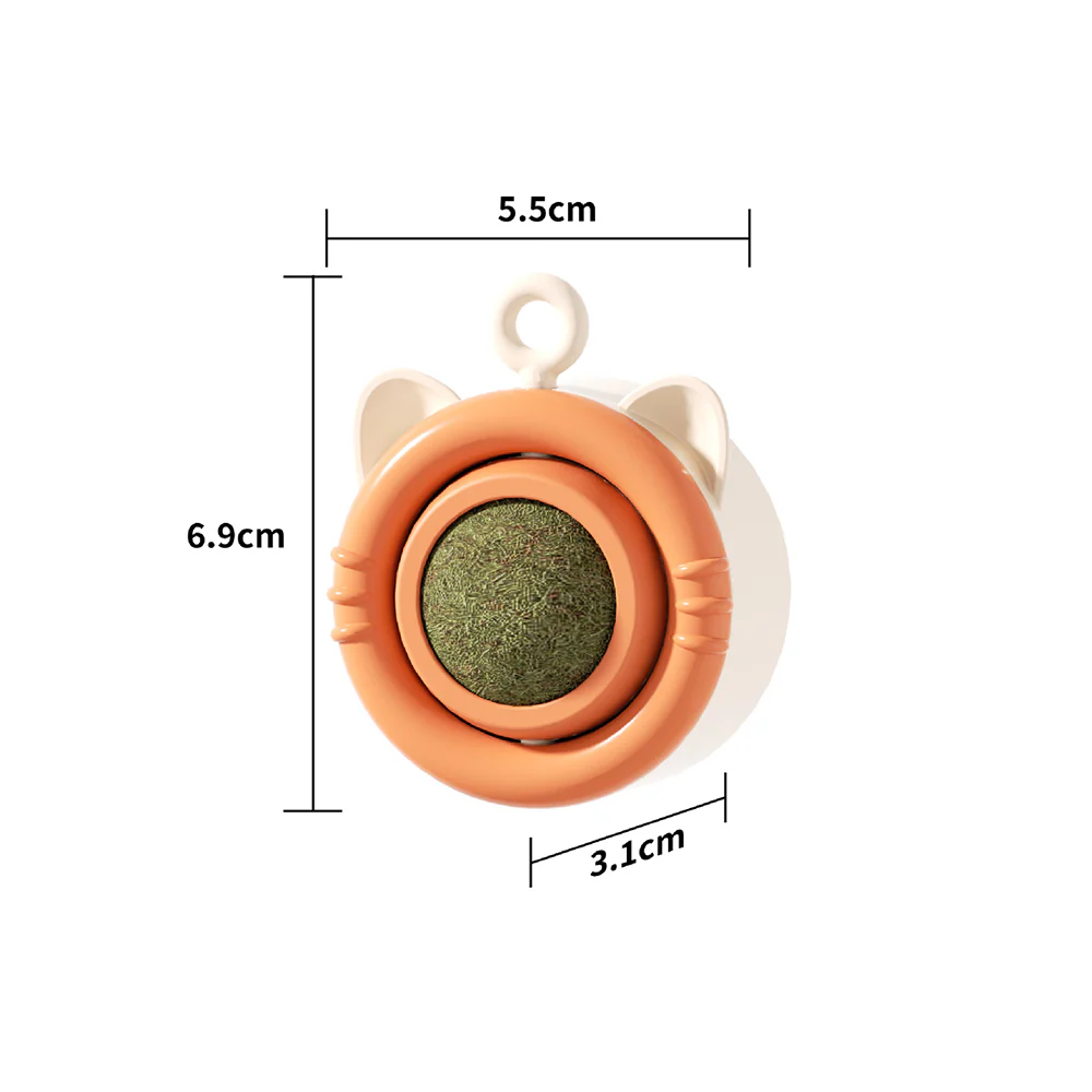 Lick Lick Rotatable Catnip Ball Cat Toy - Image 7