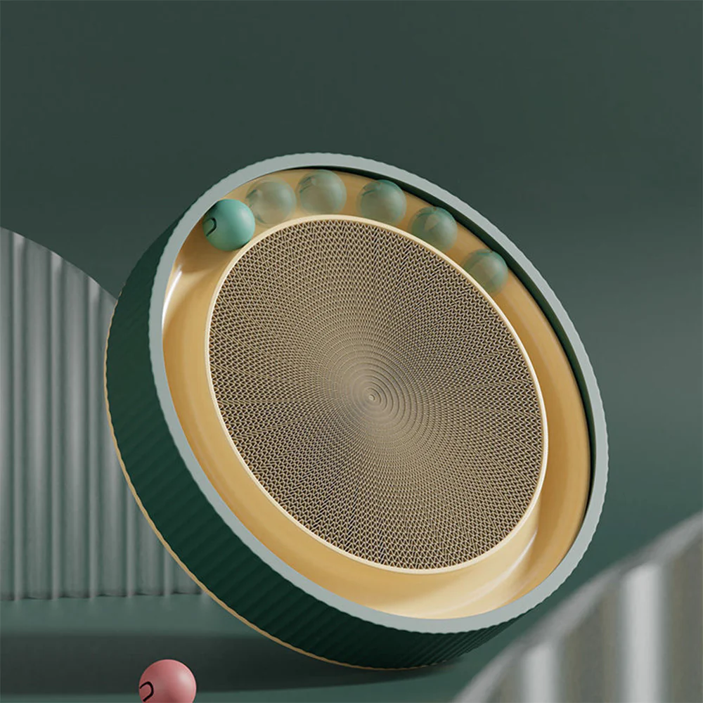 Light Green Luxury Turntable Cat Scratching Board - Large - Image 6