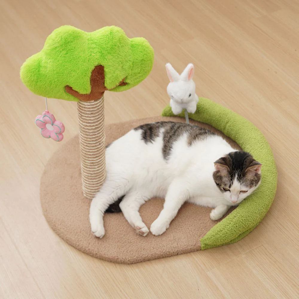 Little Tree Cat Bed Cat Scratching Post - Image 3