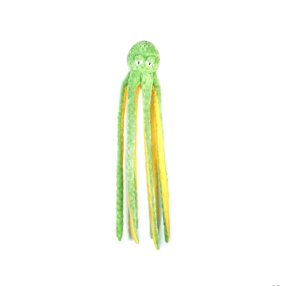 Long Dog Tug Toy Octopus Squeaky Interactive - Image 7