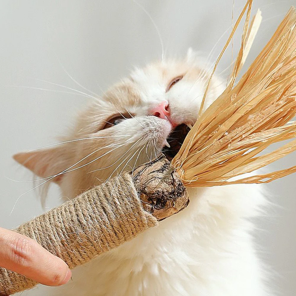 LureFoliage Purslane Cat Teaser Wand - Image 6