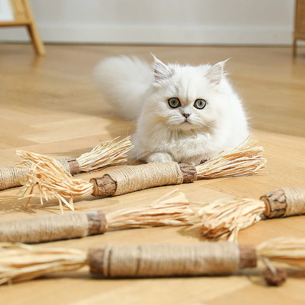 LureFoliage Purslane Cat Teaser Wand - Image 7