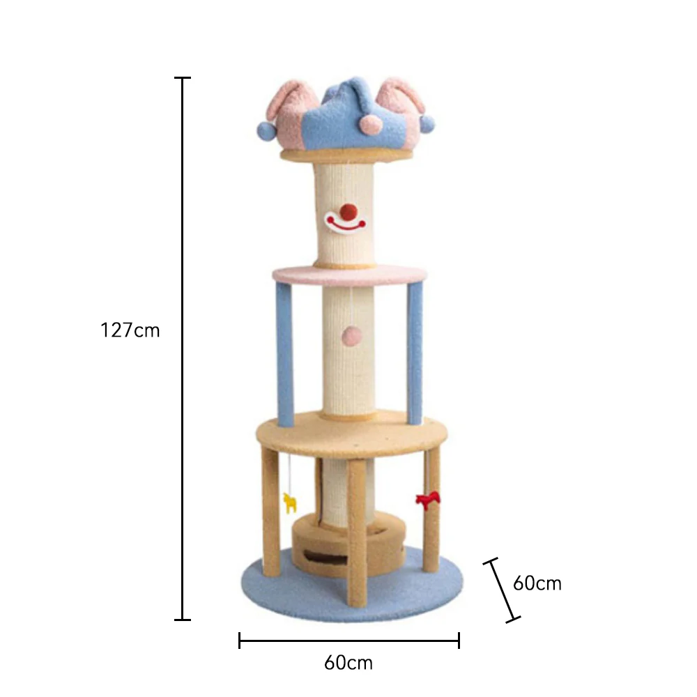 MARTINA Clown Cat Climbing Tree L - Image 2