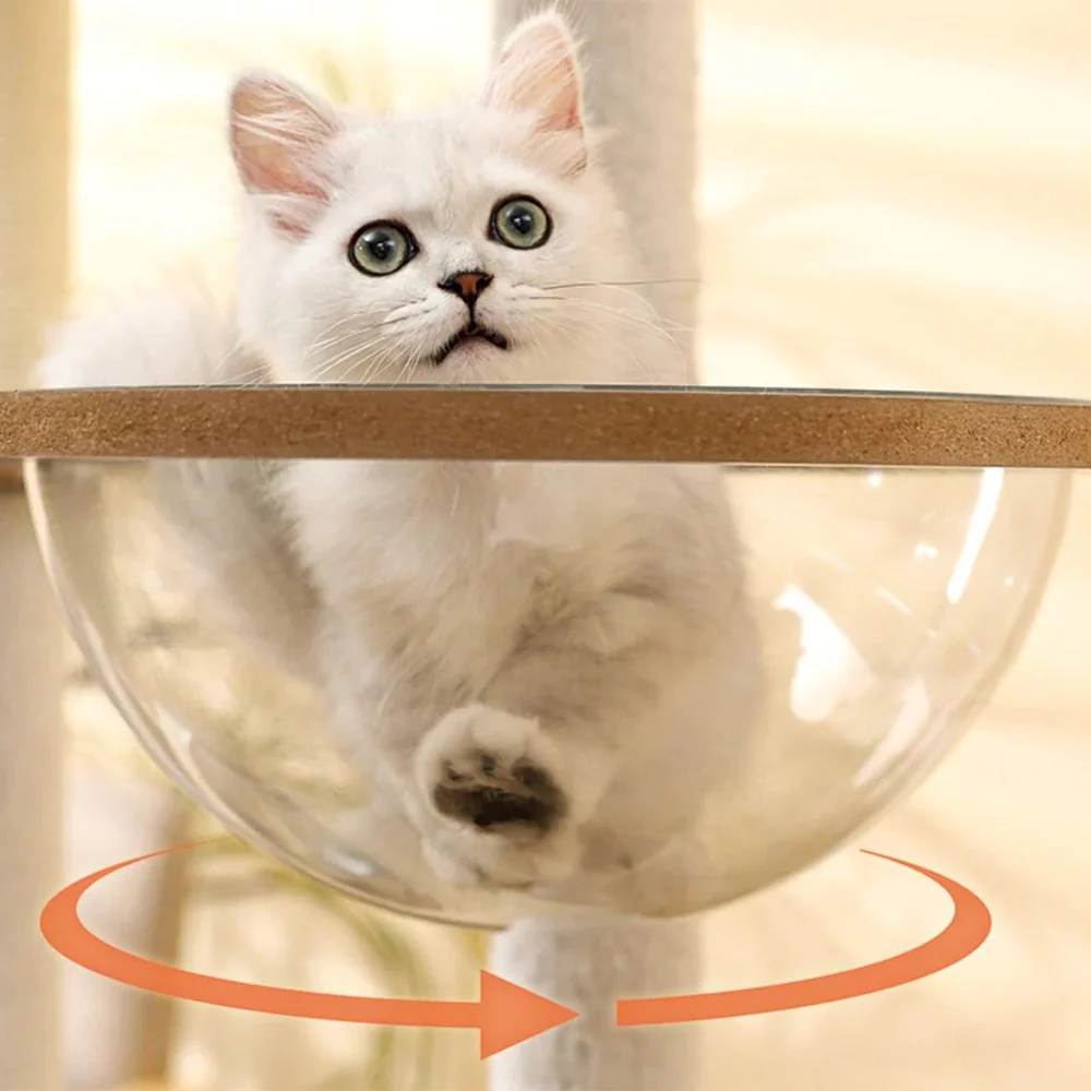 MARTINA Windmill Solid Wood Cat Climbing Tree PRO - Image 6