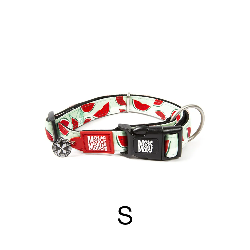 MAX & MOLLY Watermelon Smart ID Dog Collar for Small Dogs - Image 2