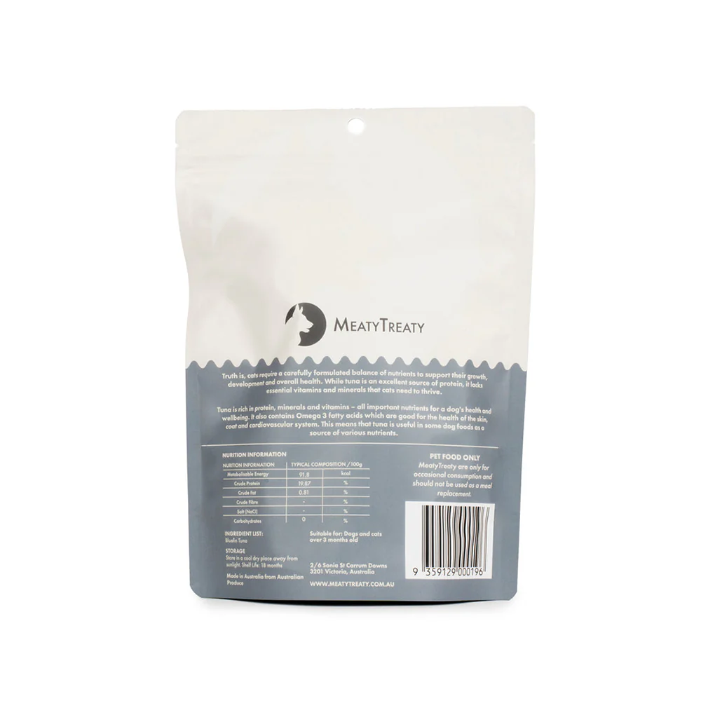 MEATY TREATY Freeze Dried Bluefin Tuna Pet Treats 80g - Image 2