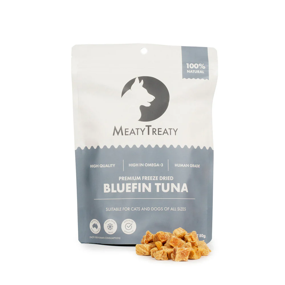 MEATY TREATY Freeze Dried Bluefin Tuna Pet Treats 80g - Image 3