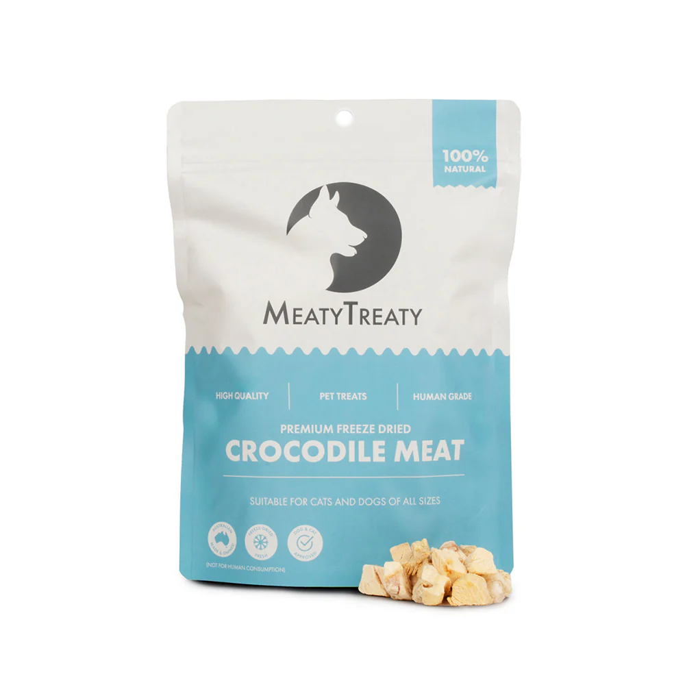 MEATY TREATY Freeze Dried Crocodile Pet Treats 50g - Image 3