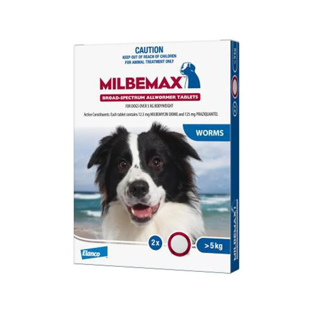 MILBEMAX Allwormer Dog Over 5KG 2 Tablets - Image 3