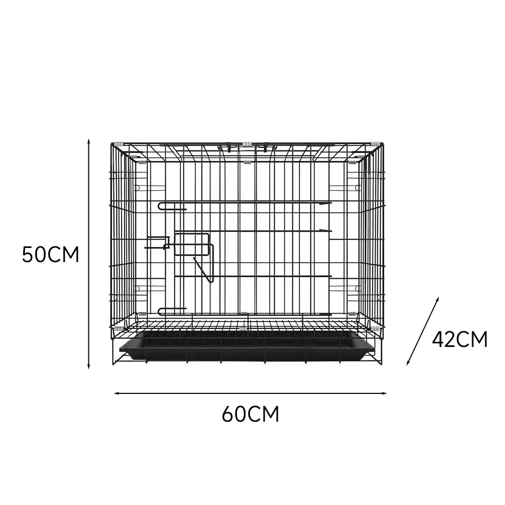 Multi-Function Pet Crate with Tray & Pad - Image 3