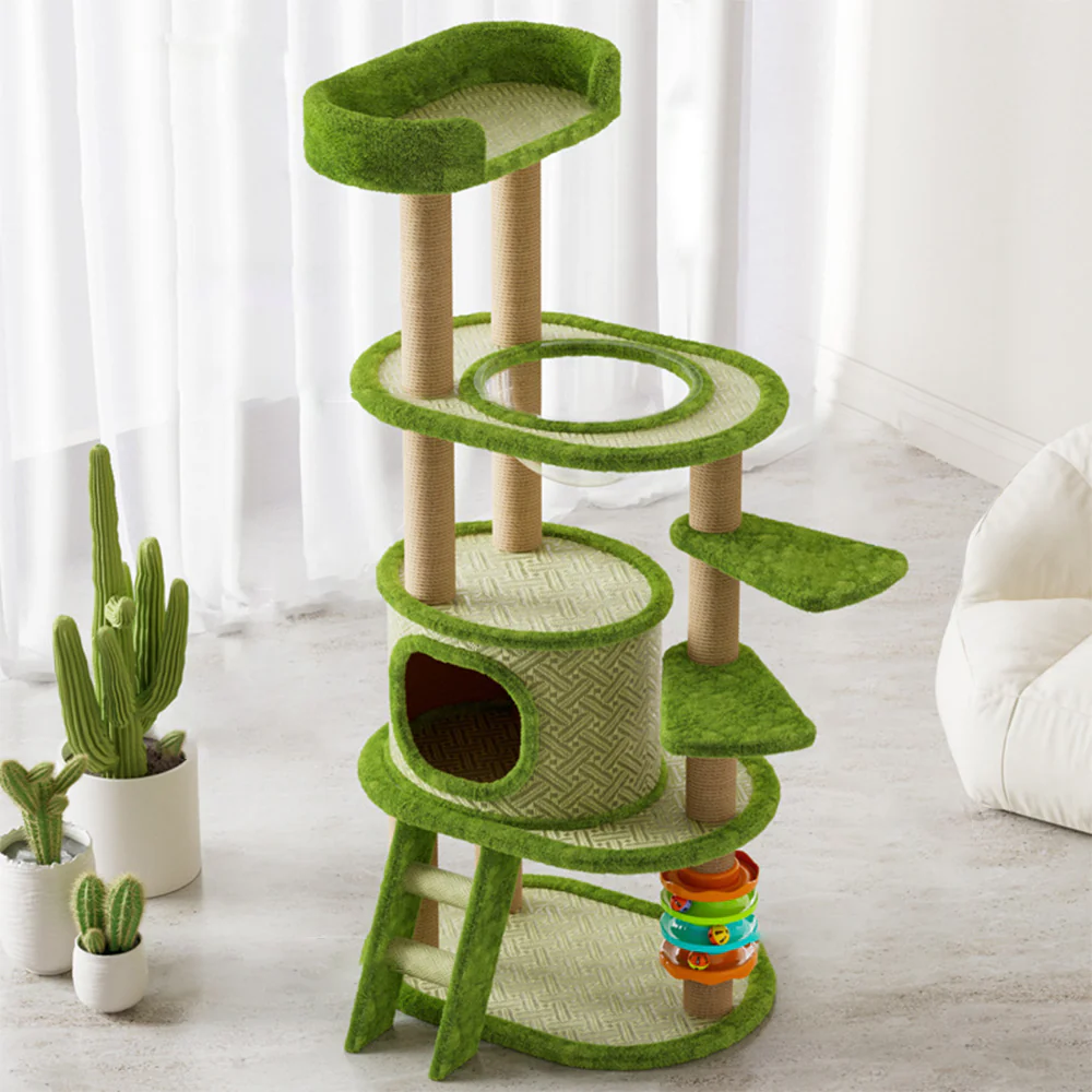 Multi-Level Cat Tree With Cooling Pad And Space Capsule - Image 8