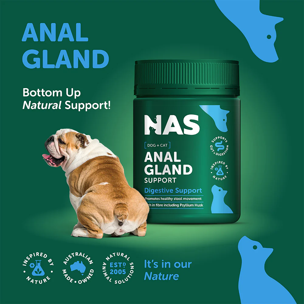 NAS NATURAL ANIMAL SOLUTIONS Anal Gland Support For Dogs & Cats 120g - Image 2