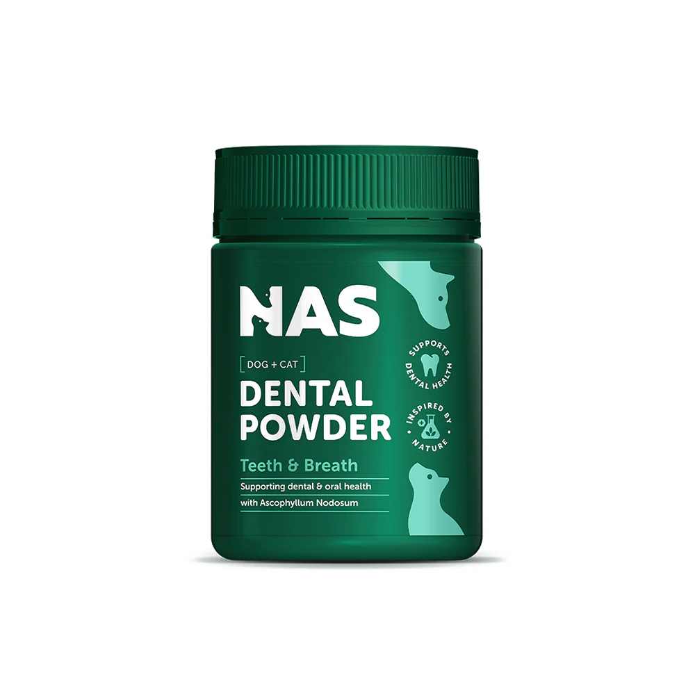 NAS NATURAL ANIMAL SOLUTIONS Dental Powder For Dogs & Cats