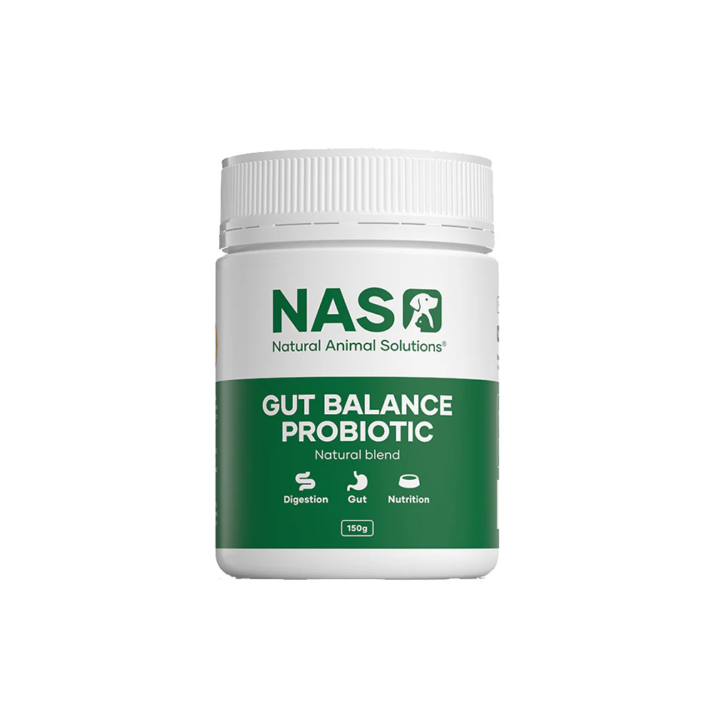 NAS NATURAL ANIMAL SOLUTIONS Natural Blend Gut Balance Probiotic Supplement For Cats & Dogs 80