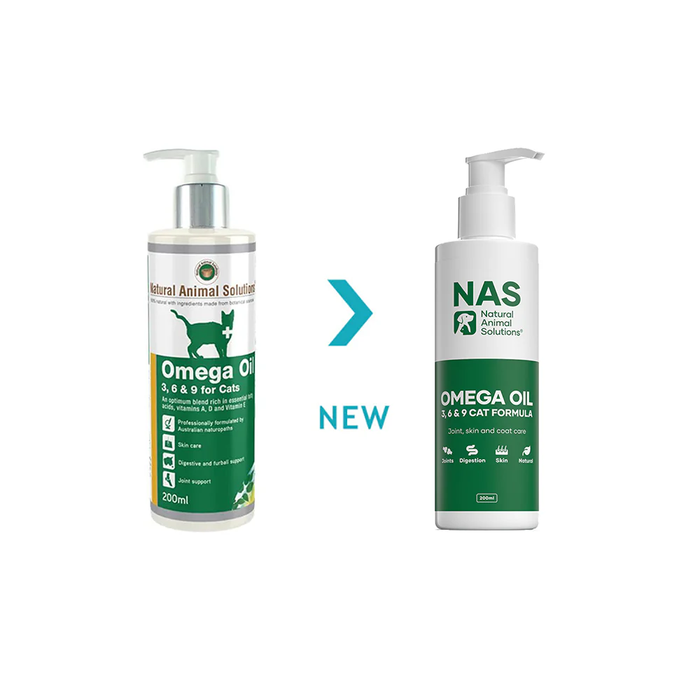 NAS NATURAL ANIMAL SOLUTIONS Omega 3, 6 & 9 Skin and Joint Care Oil for Cats 200ml - Image 2
