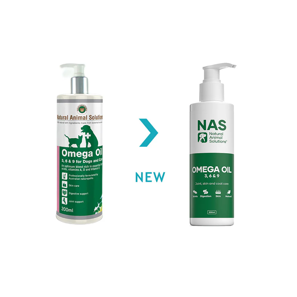 NAS NATURAL ANIMAL SOLUTIONS Omega 3 6 & 9 Oil For Dogs & Cats 200ml - Image 2