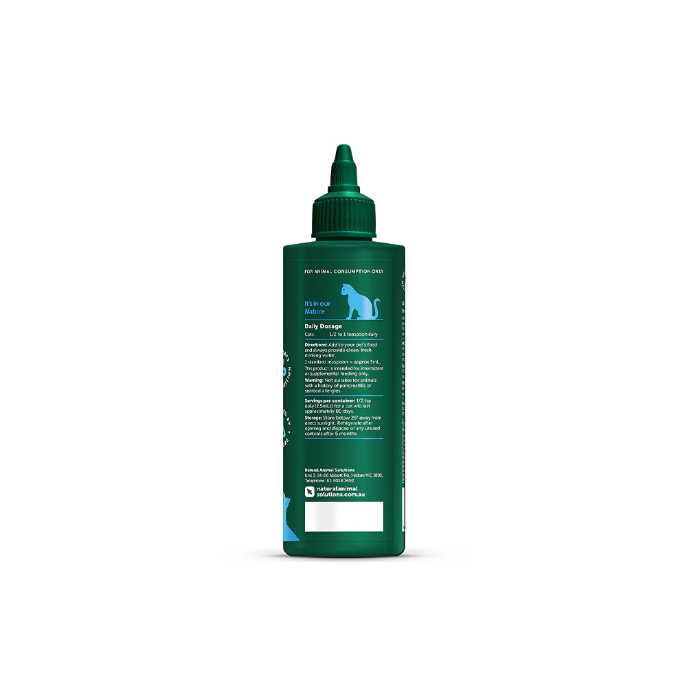 NAS NATURAL ANIMAL SOLUTIONS Omega Oil Hairball For Cats 200mL - Image 3