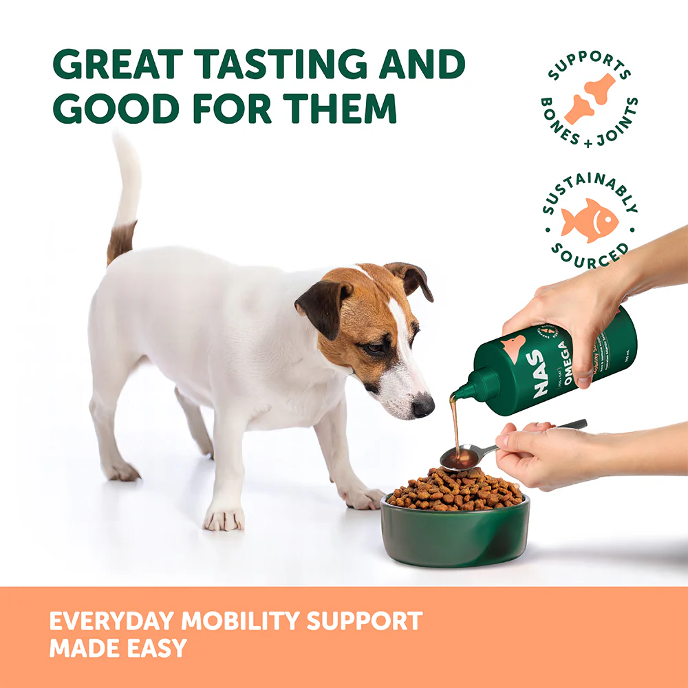 NAS NATURAL ANIMAL SOLUTIONS Omega Oil Salmon For Dogs & Cats - Image 4