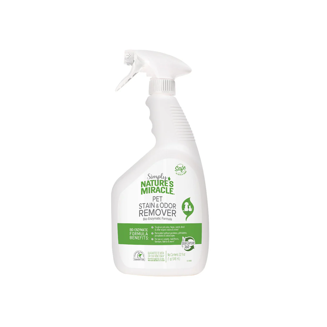 NATURE’S MIRACLE Simply Pet Stain & Odour Remover Bio Enzymatic Spray - Image 3