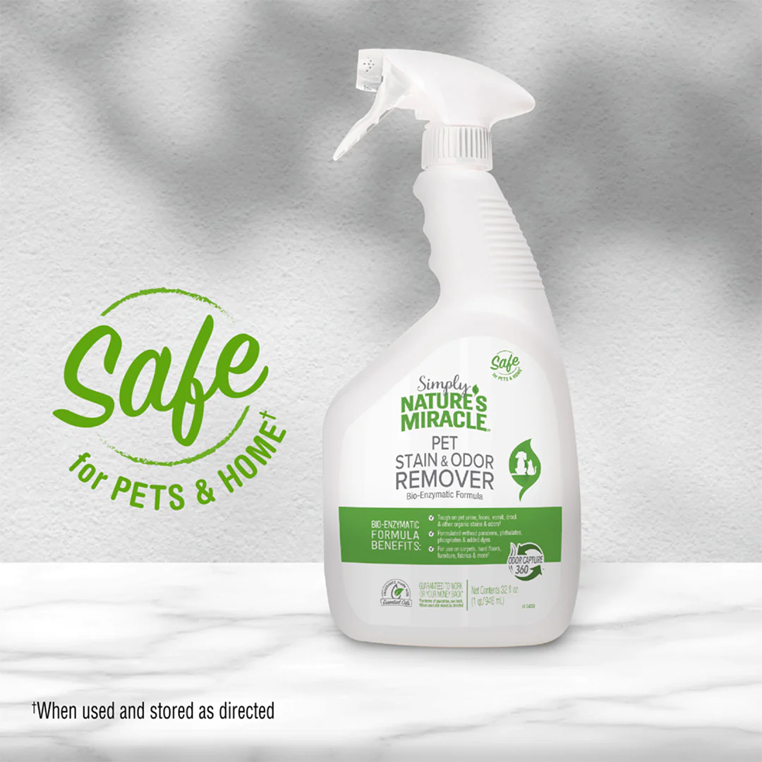 NATURE’S MIRACLE Simply Pet Stain & Odour Remover Bio Enzymatic Spray - Image 6