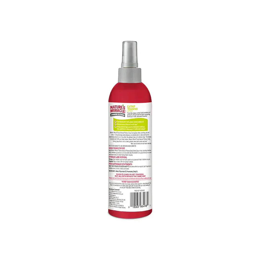 NATURE'S MIRACLE Advanced Platinum Catnip Training Spray for Cats 236ml - Image 2