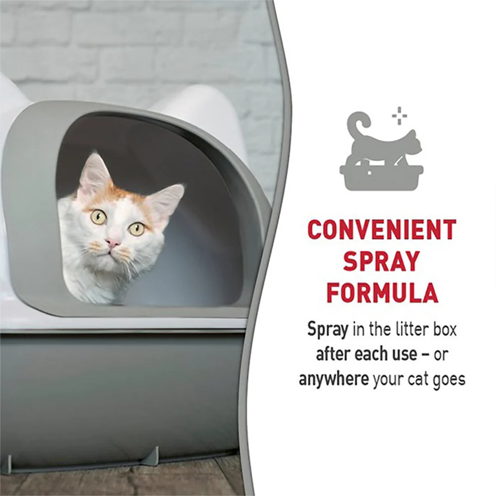 NATURE'S MIRACLE Cat Litter Box Odour Destroyer Remover 709ml - Image 5