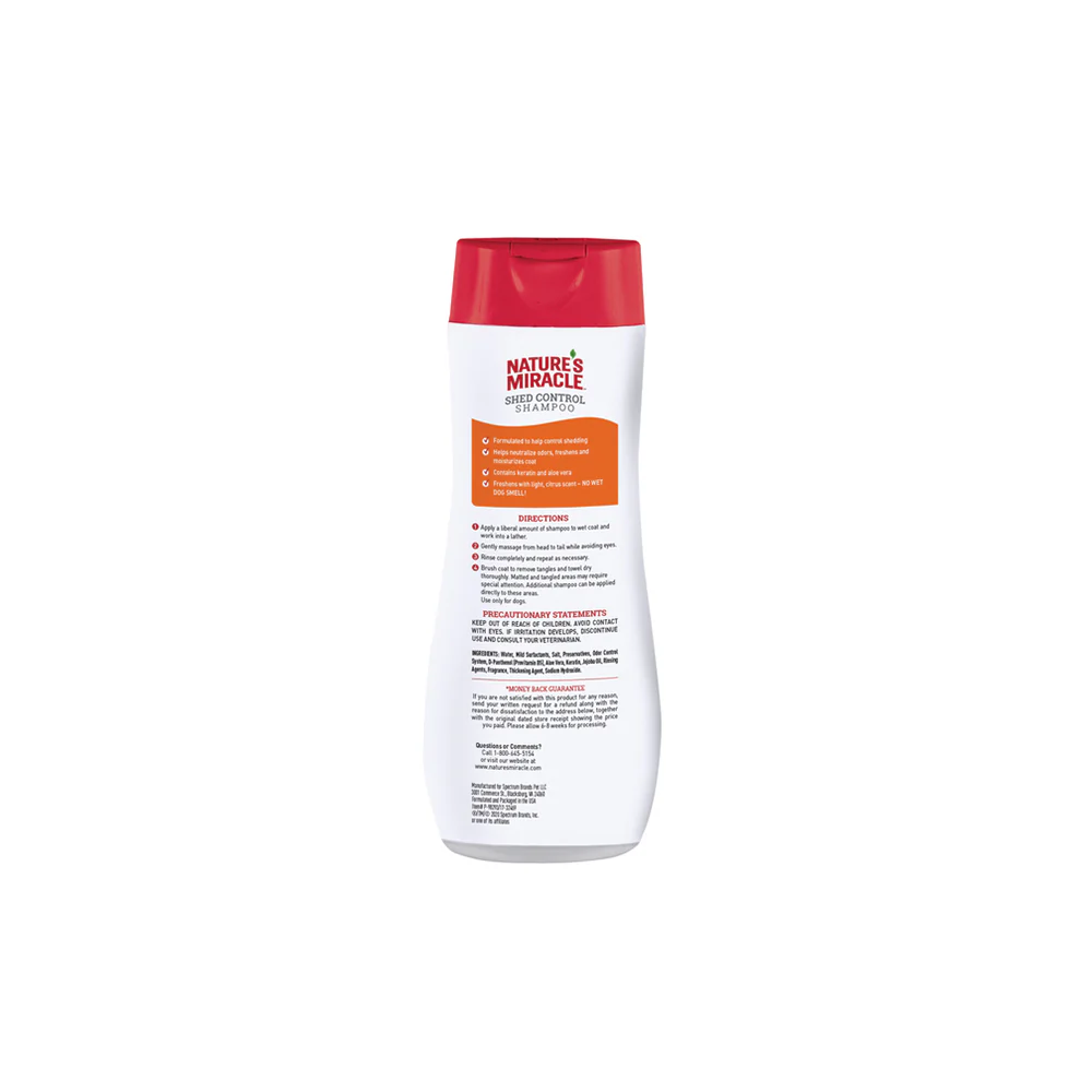NATURE'S MIRACLE Citrus Shed Control Shampoo For Dogs 473ml - Image 2