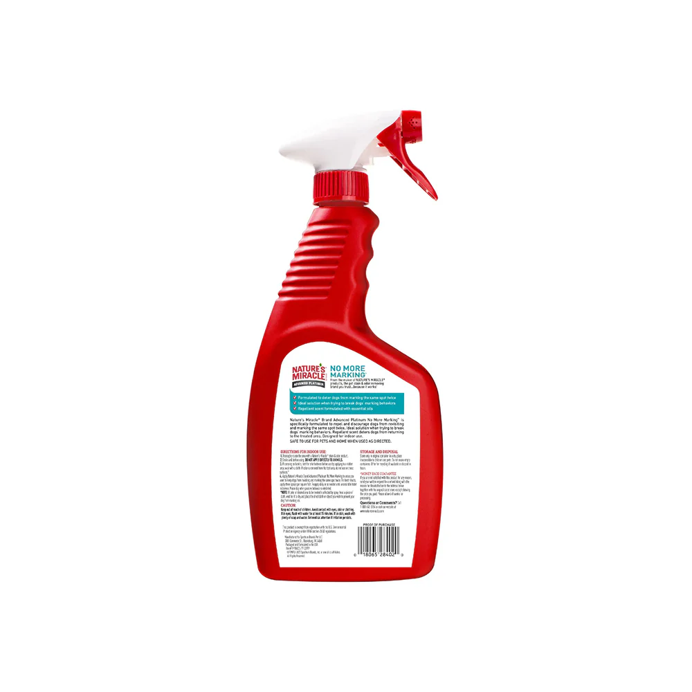 NATURE'S MIRACLE Advanced Platinum No More Marking Spray for Dogs 709ml - Image 2