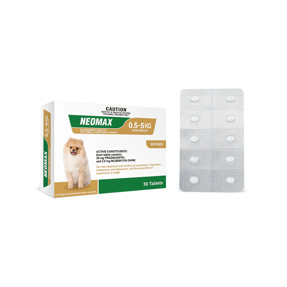 NEOMAX Allwormer Tablets For Small Dogs & Puppies 0.5-5kg - Image 7