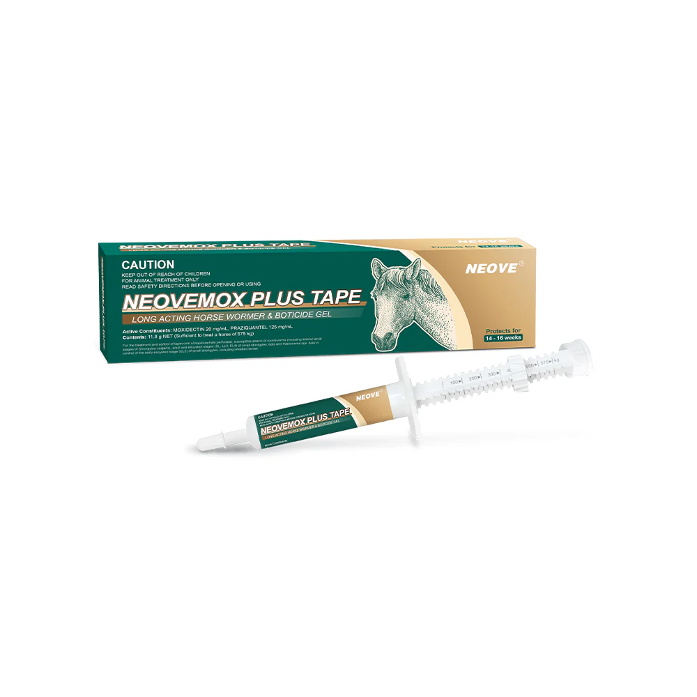 NEOVEMOX Plus Tape Long Acting Horse Wormer & Boticide Gel 11.8g - Image 4