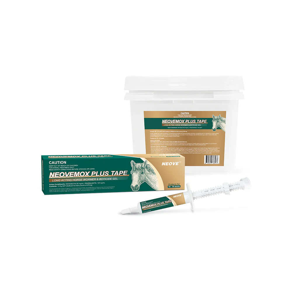 NEOVEMOX Plus Tape Long Acting Horse Wormer & Boticide Gel 11.8g - Image 6