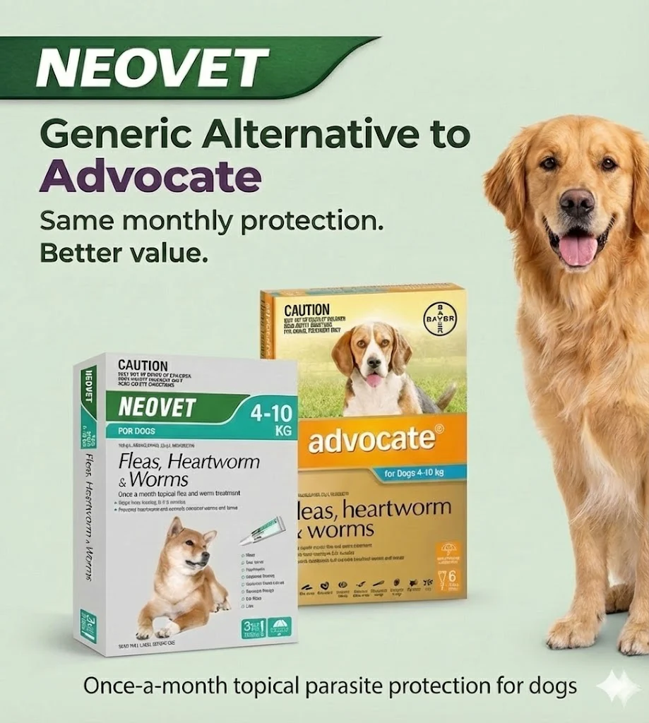 NEOVET Flea And Worming For Medium Dogs 4-10kg Aqua - Image 2