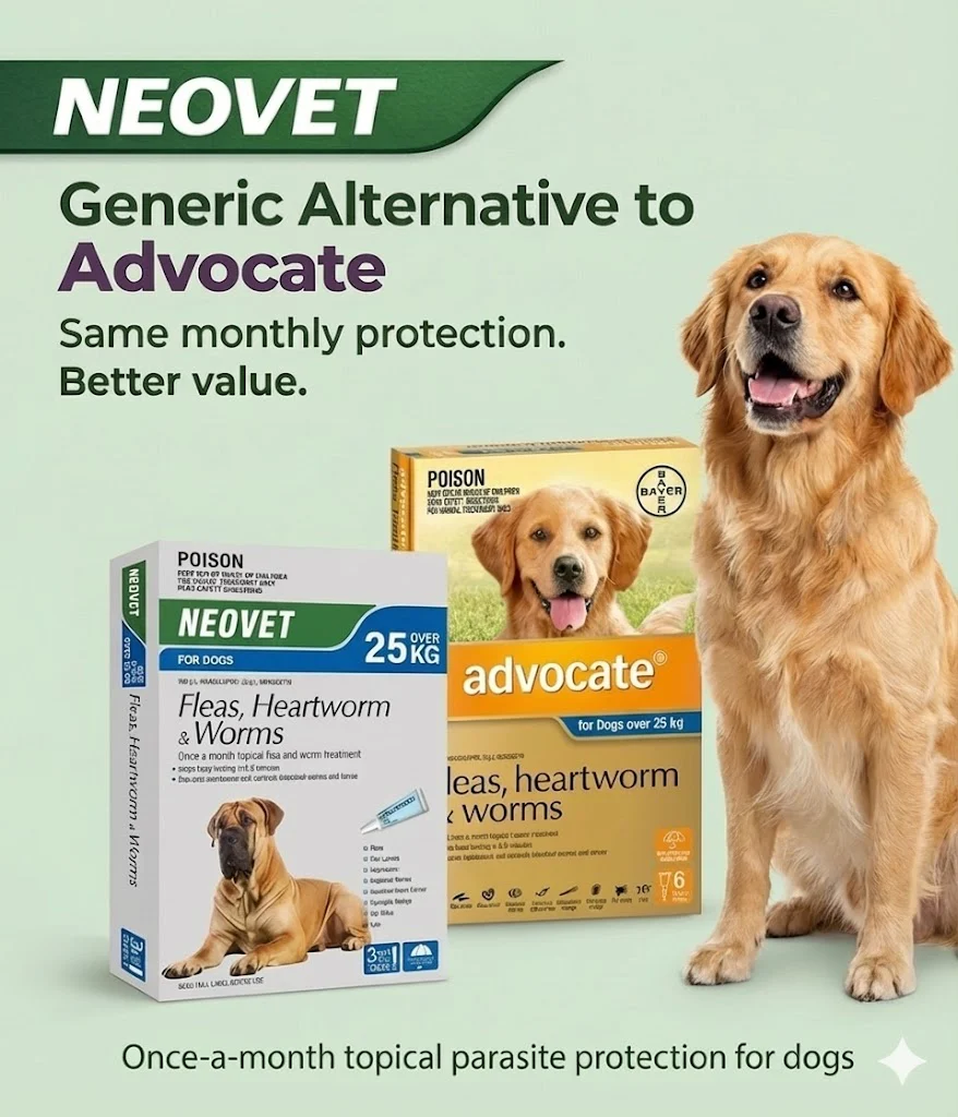 NEOVET Flea And Worming For Extra Large Dogs Over 25kg Blue - Image 2